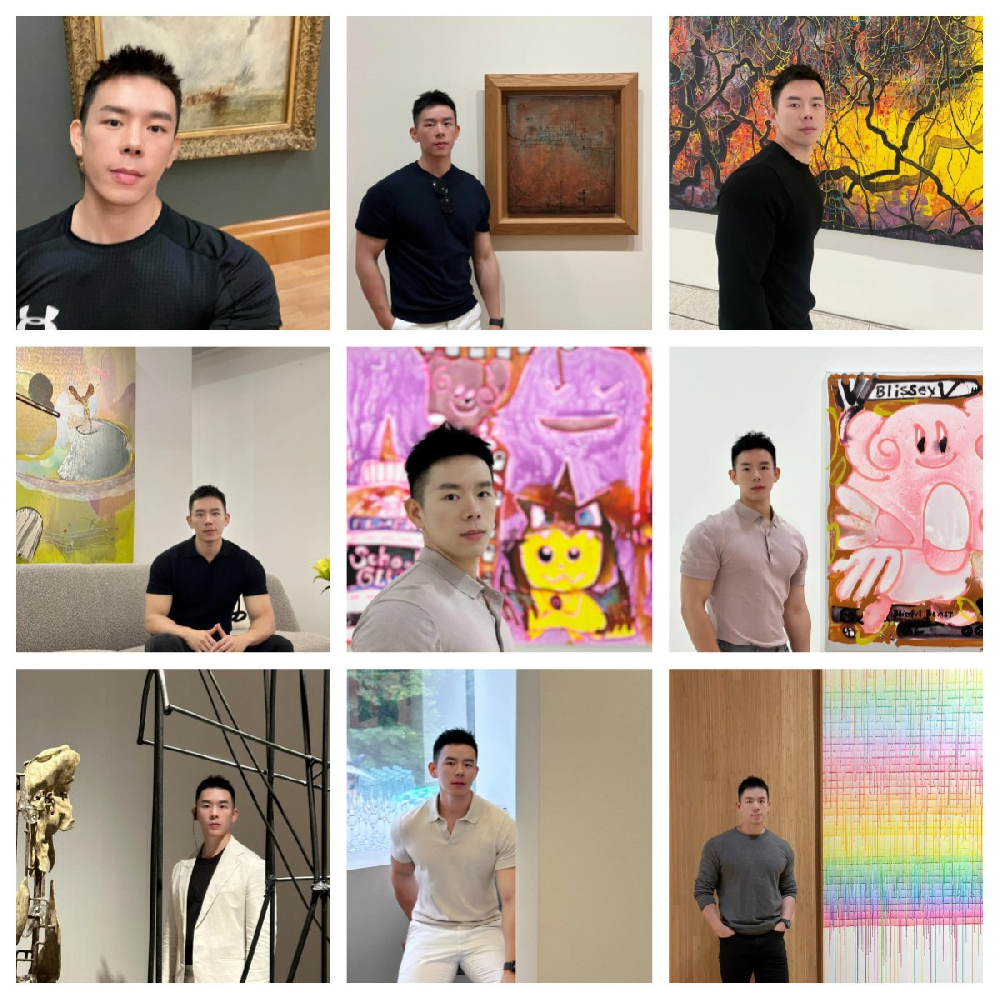 编号H8  #国内 成熟男 艺术家 工作照 肌肉     生活日常 旅游 风景 照片787张  视屏26个  (带小红书账号）