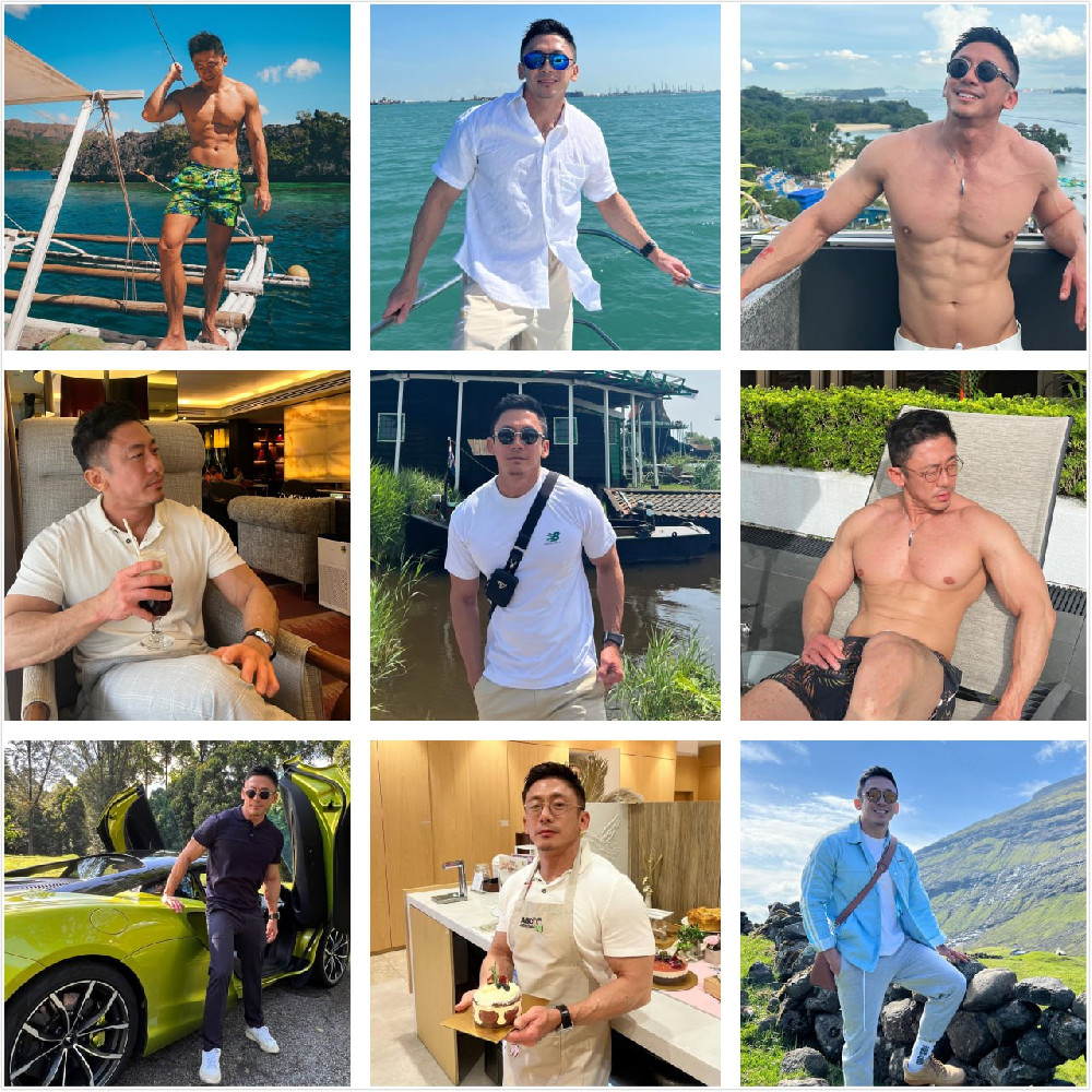 (编号sg45)  #新加坡   轻熟腹肌男帅哥  生活日常  旅游风景照多  单人照多  791张照片17个视频  #带博主ig