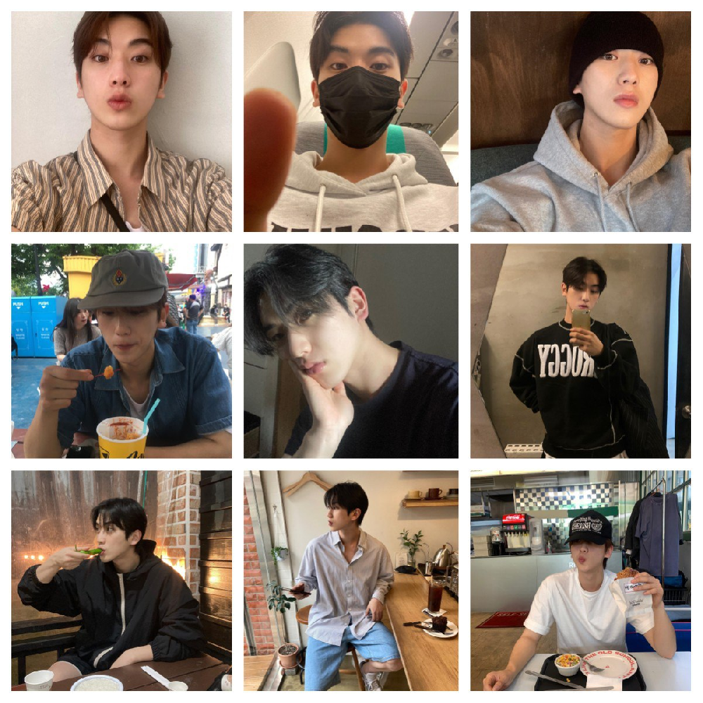 (编号up02）  #韩国 男子 旅游 日常 自拍 喜欢美食 422张照片视频22个