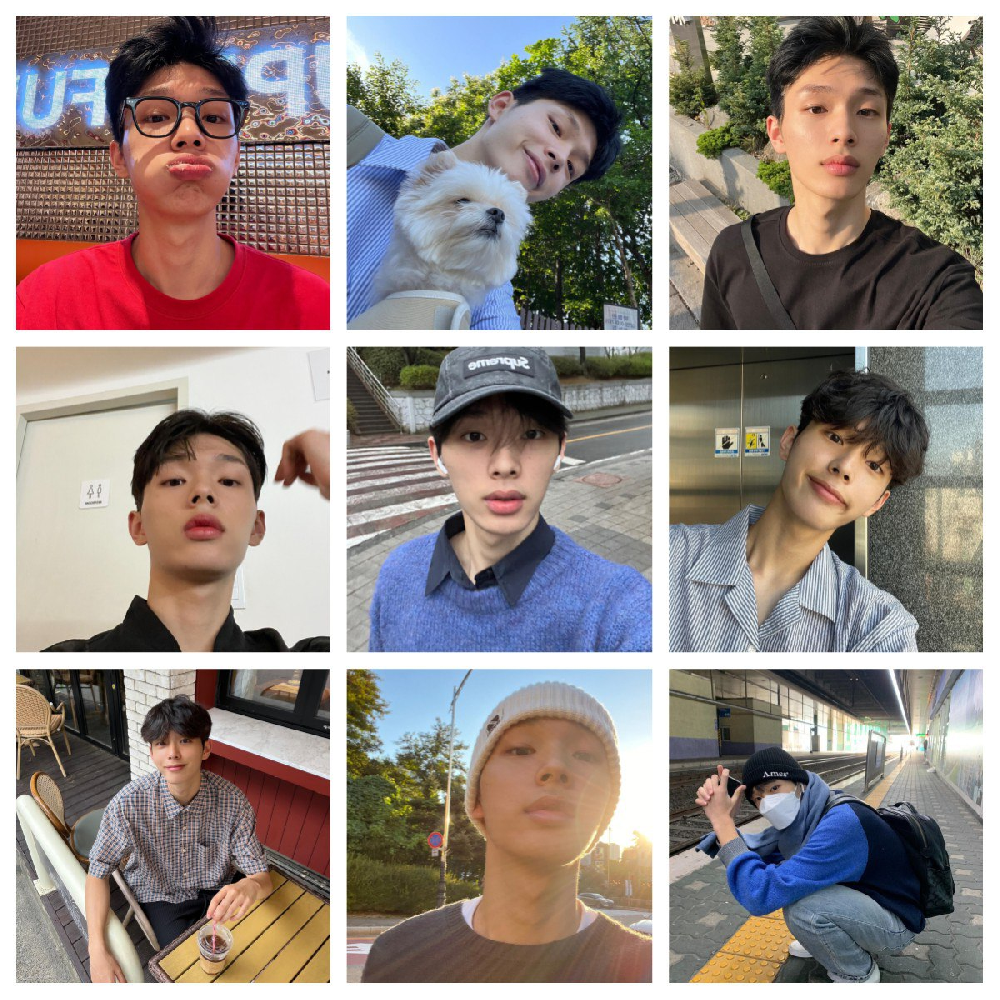 (编号up07）  #韩国 男子 生活 日常 自拍 喜欢宠物  2306张照片视频20个