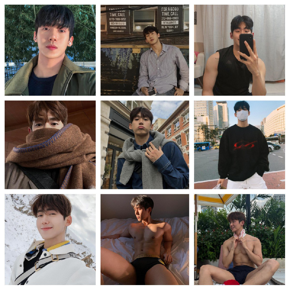 (编号up08）  #韩国 男子 四季 日常 自拍 旅游  646张照片视频68个