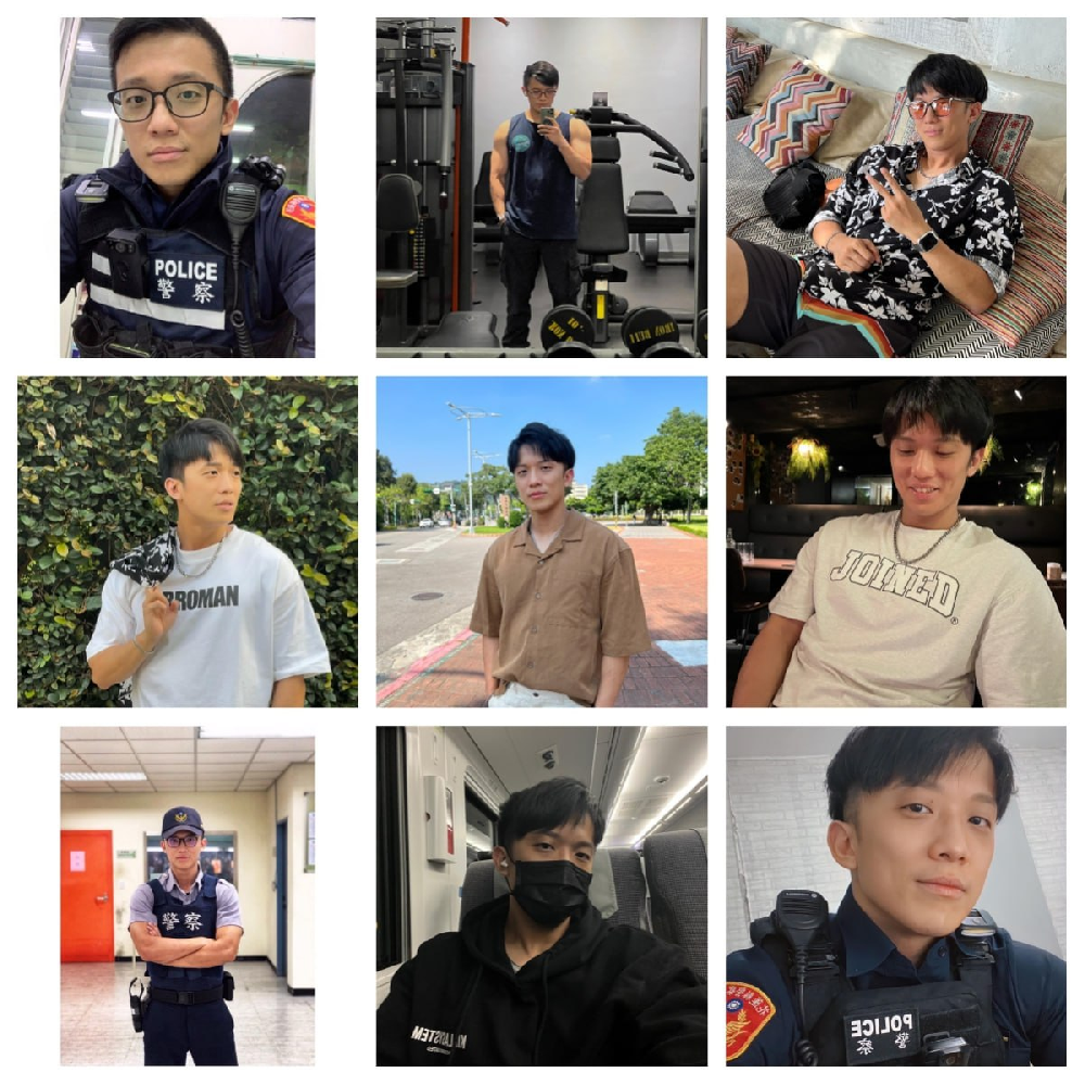 （编号pk15）  #台湾 警察 男子 日常 生活   健身  63张照片6视频 《视频比较少》 带博主ig  后期可更新