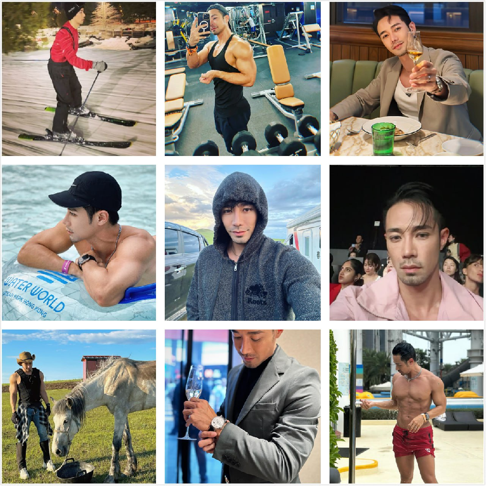 1sg96 #香港    成熟男     生活日常   西装照   游泳    健身   骑马    滑雪  1352张照片115个视频 #适合虚拟视频 带博主ig 后期可更新