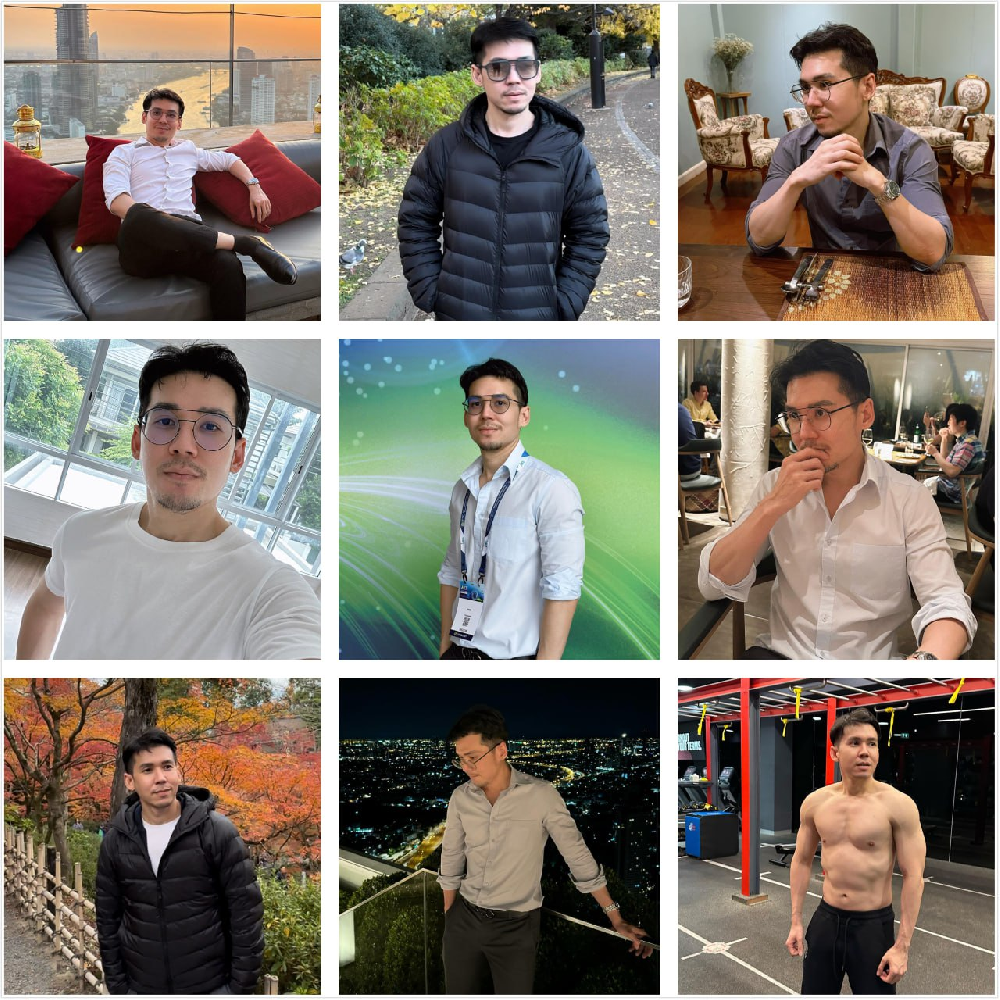 sg101 #泰国    中年男大叔     生活日常   工作   运动健身   有腹肌   旅游    有冬装 #适合虚拟视频 190张照片    34个视频 带博主ig    后期可更新